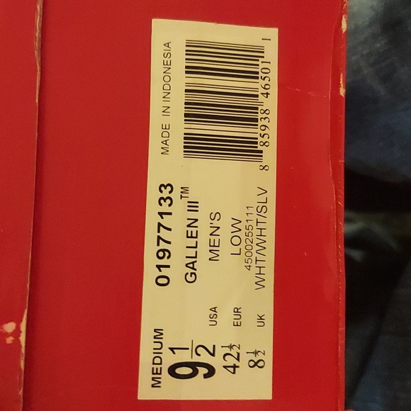 KSWISS GALEN III Mens Low White Leather. - Picture 8 of 8